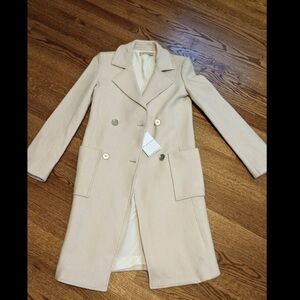 *WORN ONCE* Balenciaga Wool Coat Cream XS
